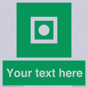 Custom sign safe condition Shipboard general alarm